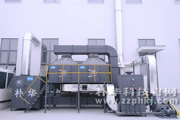 河南郑州有机废气处理RCO催化燃烧设备安装调试结束
