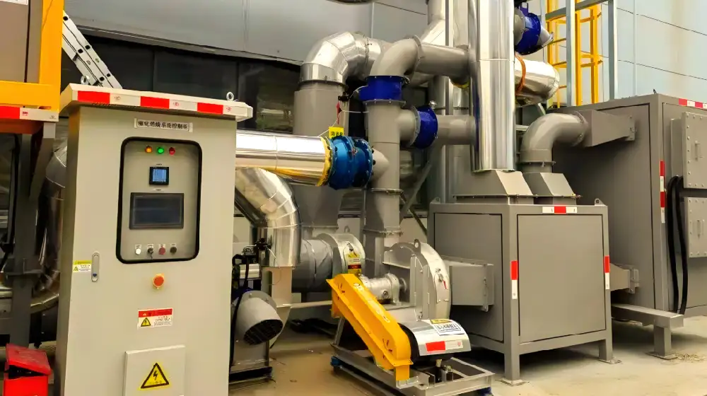 河南RCO催化燃烧设备工作现场