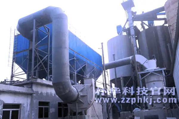 案例:气箱脉冲布袋除尘器安装在山东建材厂