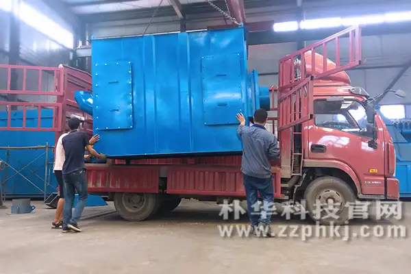 质检合格后,朴华科技车间将活性炭吸附箱装车发货