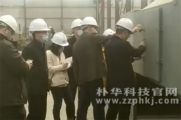 客户车间参观考察RCO催化燃烧设备,赞不绝口
