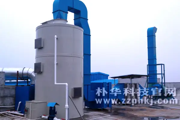 喷淋塔+活性炭吸附装置 喷淋塔+活性炭吸附装置