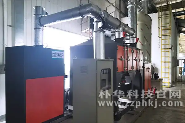活性炭吸附+催化燃烧设备（rco设备）正在安装